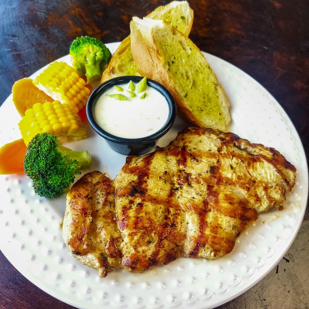 Pechuga en salsa de loroco